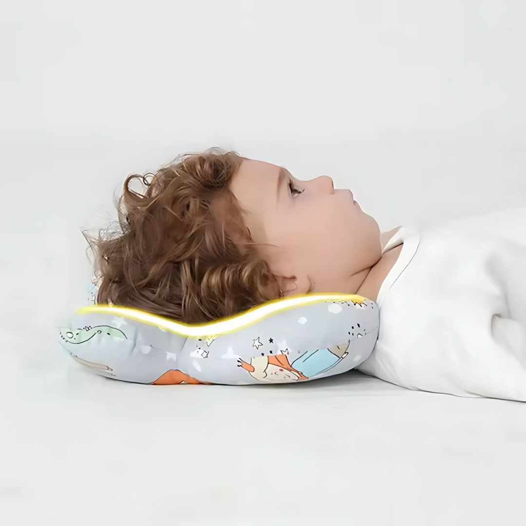 Unisex Baby Support Pillow for Head & Neck Alignment - Cotton, 0-15 Months, Multiple Styles
