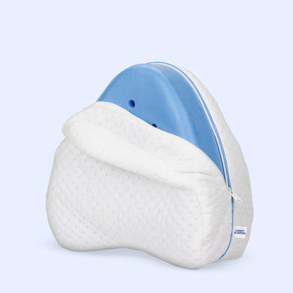 Memory Foam Leg & Knee Support Pillow for Sciatica, Back, Hip, and Joint Comfort