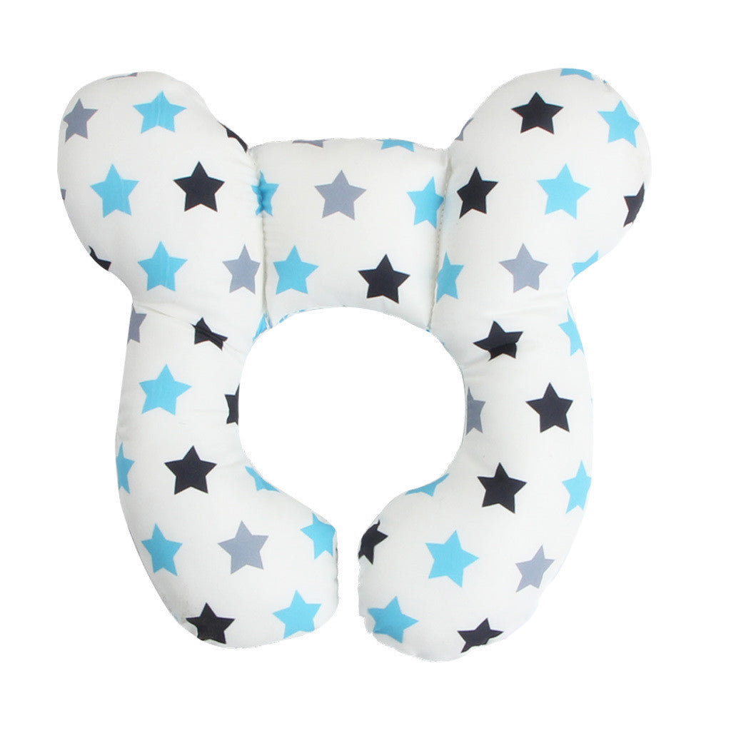 Unisex Baby Support Pillow for Head & Neck Alignment - Cotton, 0-15 Months, Multiple Styles